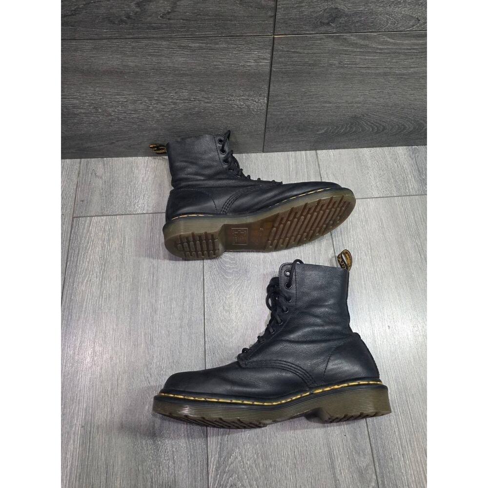 Dr. Martens Doc Martens 1460 Ambassador Blk Leather Lace Up Boots Size 8 S000151 - Picture 8 of 13